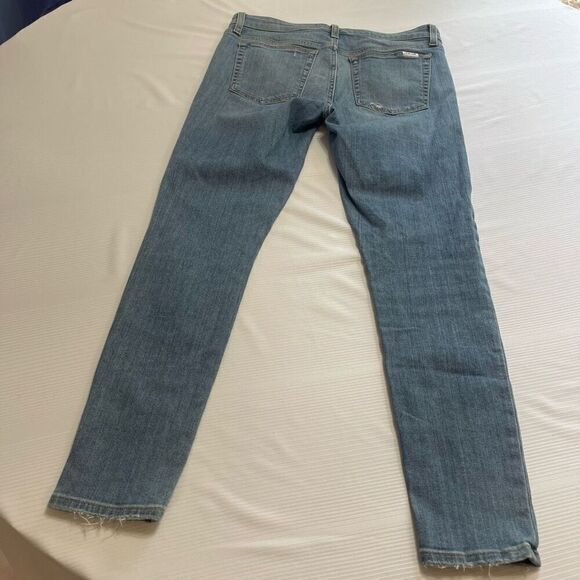 Joe’s Jeans Atlantic Destroyed Distressed Skinny Ankle Denim Jeans Size 30 - Picture 11 of 12